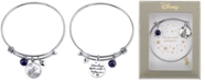 Disney Frozen Olaf Charm Bangle Bracelet in Stainless Steel with Silver-plated charms